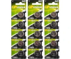 GP Battery GP elementai CR2016, LITHIUM 3V, 15 vnt.
