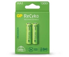GP Battery Įkraunamos baterijos GP ReCyko NiMH AA 1300mAh EB2