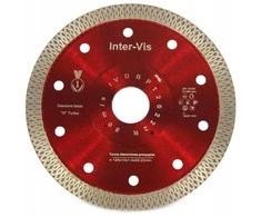 Inter Vis Profesionalus deimantinis pjovimo diskas X-Turbo 125 mm.