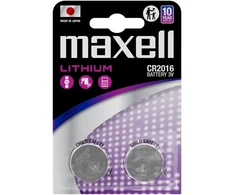 Maxell baterijos CR2016 3V, 2vnt.