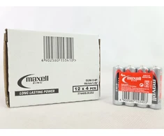 Maxell baterijos R6 AA, 48vnt.