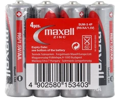 Maxell baterijos R6 AA, 4vnt.