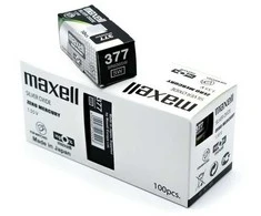 MAXELL elementai 377 SR626SW, Sidabrinis OXIDE, 100 vnt