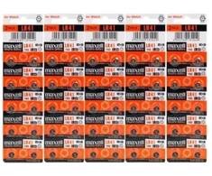 Maxell elementai LR41/AG3/LR41 1.5V 50vnt.