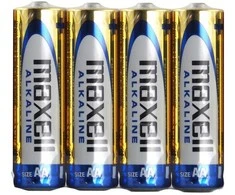 Maxell LR6 / AA 1,5V 4vnt. šarminiai elementai.