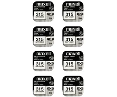 Maxell sidabro oksido baterijos 315 SR716SW 1.55V, 8vnt.