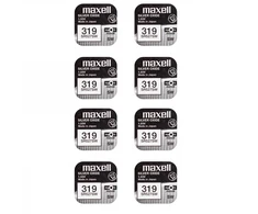 Maxell sidabro oksido baterijos 319 SR527SW 1.55V, 8vnt.