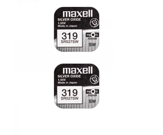 Maxell sidabro oksido baterijos 319 SR527SW 1.55V, 2vnt.