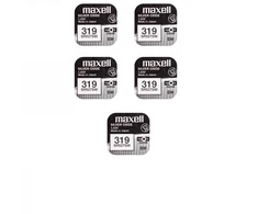 Maxell sidabro oksido baterijos 319 SR527SW 1.55V, 5vnt.