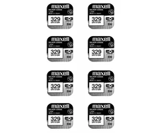 Maxell sidabro oksido baterijos 329 SR731SW 1.55V, 8vnt.