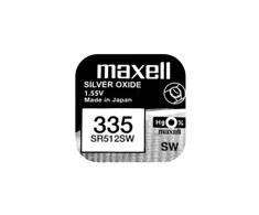 Maxell sidabro oksido baterijos 335 SR512SW 1.55V, 1vnt.