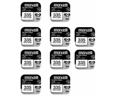 Maxell sidabro oksido baterijos 335 SR512SW 1.55V, 10vnt.