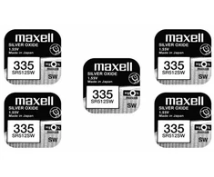 Maxell sidabro oksido baterijos 335 SR512SW 1.55V, 5vnt.