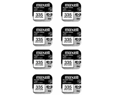 Maxell sidabro oksido baterijos 335 SR512SW 1.55V, 8vnt.
