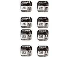 Maxell sidabro oksido baterijos 337 SR416SW 1.55V, 8vnt.