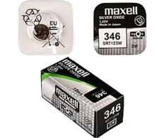 Maxell sidabro oksido baterijos 346 SR712SW 1.55V, 10vnt.