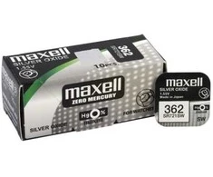 Maxell sidabro oksido baterijos 362/361/SR 721 SW/G11 1.55V, 10vnt.