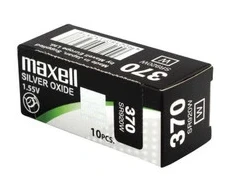 Maxell sidabro oksido baterijos 370 SR920W 1.55V, 10vnt.