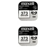 Maxell sidabro oksido baterijos 373 SR916SW 1.55V, 2vnt.