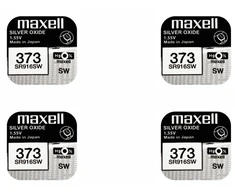 Maxell sidabro oksido baterijos 373 SR916SW 1.55V, 4vnt.