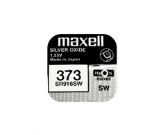 Maxell sidabro oksido baterijos 373 SR916SW 1.55V, 1vnt.