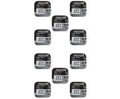 Maxell sidabro oksido baterijos 377 SR626SW 1.55V, 10vnt.