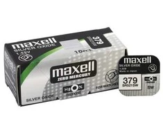 Maxell sidabro oksido baterijos 379/SR 521 SW/G0 1.55V, 10vnt.