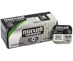 Maxell sidabro oksido baterijos 381/391/SR 1120 SW/G8 1.55V, 10vnt.