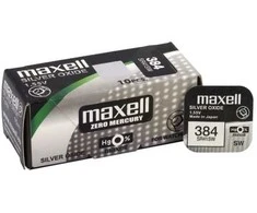 Maxell sidabro oksido baterijos 384/392/SR 41 SW/SR 736 SW/G3 1.55V, 10vnt.