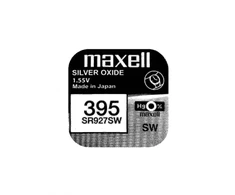 Maxell sidabro oksido baterijos 395 SR927SW 1.55V, 1vnt.