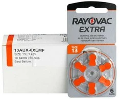 Rayovac Extra Advanced PR48 13 elementai klausos aparatams, 60 vnt.