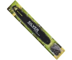 SILVER Sidabrinis Tools Grandininio pjūklo pjovimo juosta su dviem grandinėmis 15“; 1,5mm; 38 cm; 0,325“; 64 narelių.