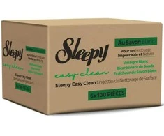 Sleepy paviršių valymo servetėlės Easy Clean Baltas Soap 600 vnt.