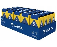 Varta Industrial PRO 6LR61/9V 20vnt. šarminių baterijų.