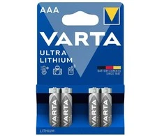 Varta L91 Ultra Lithium R3 / AAA ličio baterijos 4 vnt.