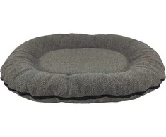 CAZO Sp. z o.o. Cazo Oval Bed Luna pilkas lizdas šunims 90x120x16cm