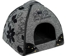 CAZO Sp. z o.o. Cazo Pet House Noir pilka lova augintiniui 47x46x40cm