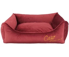 CAZO Sp. z o.o. Cazo Soft Bed Milan raudonas lizdas šunims 73x57cm