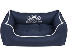 CAZO Sp. z o.o. Cazo Soft Bed Royal Line Navy lova šunims 65x50cm