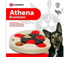 Flamingo interaktyvus medinis žaislas Athena šunims ø 25cm
