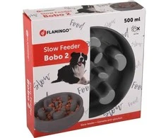 Flamingo lėto valgymo dubenėlis Bobo 2, 500 ml