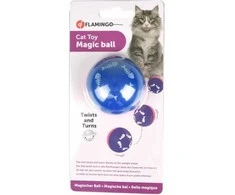 Flamingo Magic Ball žaislas katei ø 6cm