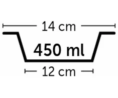 Flamingo neslystančio dugno mėlynas dubuo šuniui ø 14cm - 450ml