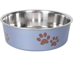 Karlie dubenėlis nerezová s plastovým opláštěním metalická modrá 23cm 2200ml