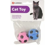 Flamingo žaislas katėms Futbolas 2 vnt