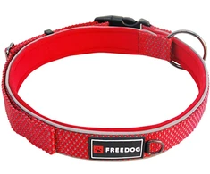 Freedog Import Sl Freedog Extreme raudonas nailoninis antkaklis šuniui 25 mm x 46–66 cm