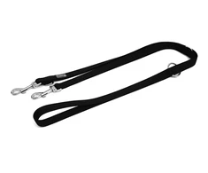 Freedog Import Sl Freedog juodas nailoninis dresūros pavadėlis šuniui 2 x 200 cm