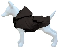 Freedog Import Sl Freedog Pocket juoda lietaus striukė šuniui 35 cm