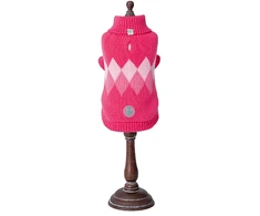 Freedog Import Sl Freedog Rhombus rožinis megztinis šuniui 15 cm