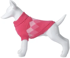 Freedog Import Sl Freedog Rhombus rožinis megztinis šuniui 15 cm